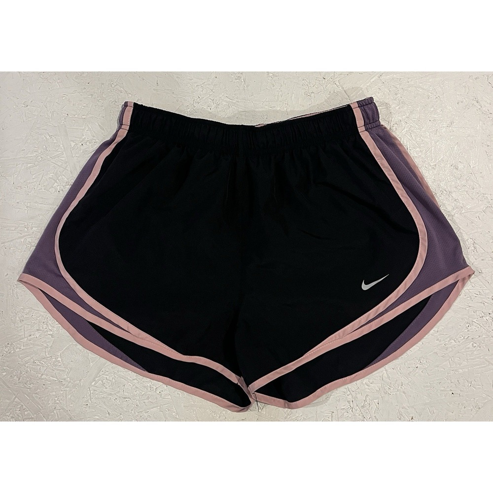 Nike Women's Tempo 3" Running Shorts CU8890-030 Black Pink Purple Medium